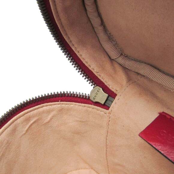 GUCCI Authentic Red Leather GG Marmont Backpack main image 12